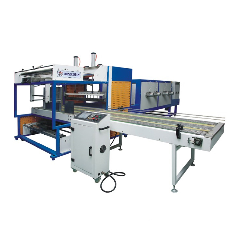 Велика упаковочна та термоусадочна машина