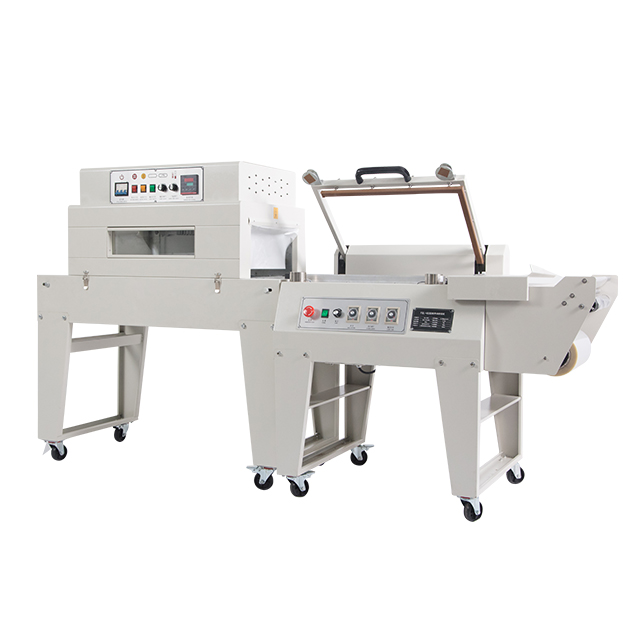 Машина для ручного ущільнення та обгортання та термоусадочного тунелю